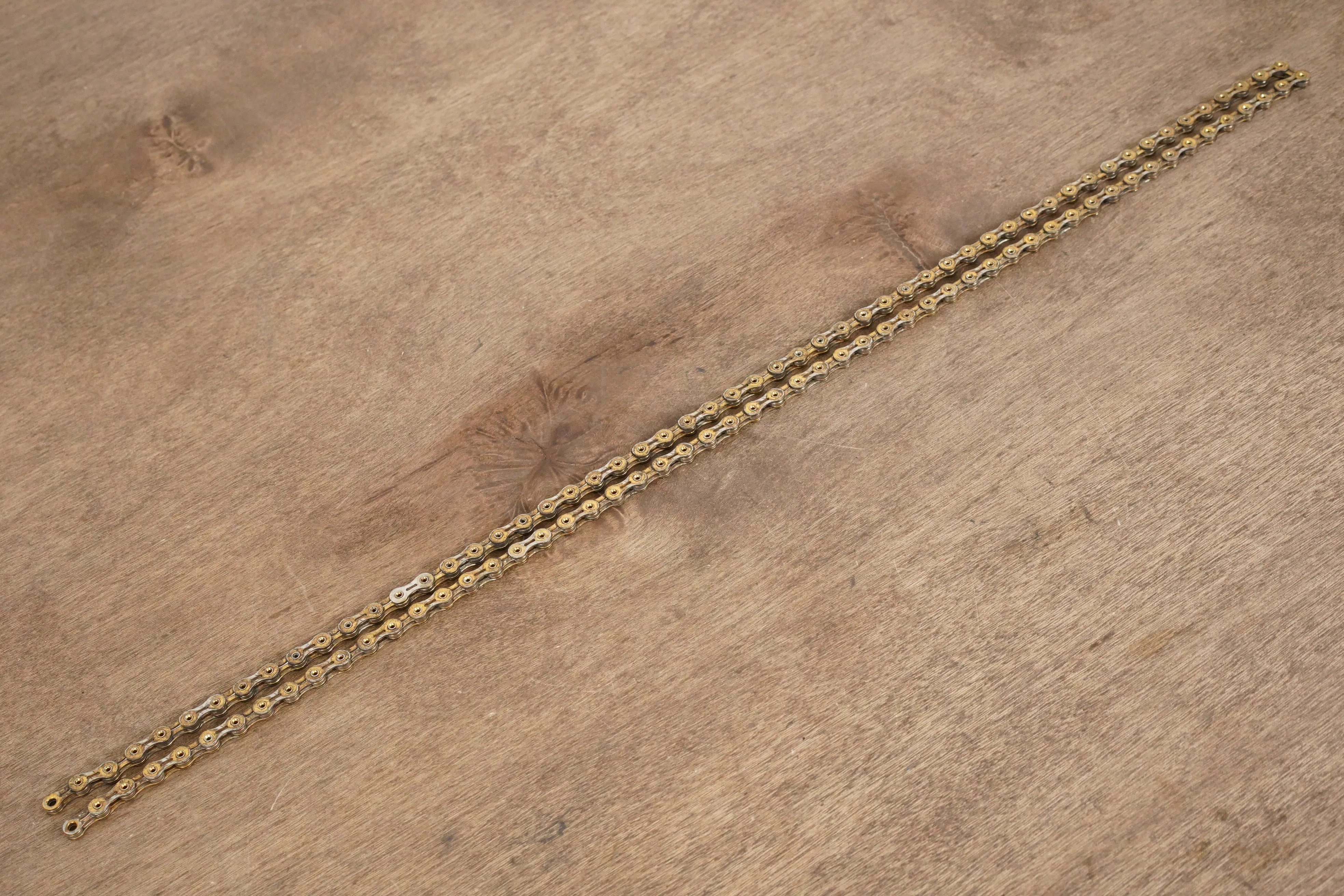 108L KMC X11SL Gold 11 Speed Road Chain 50% Life Remaining 108 Links