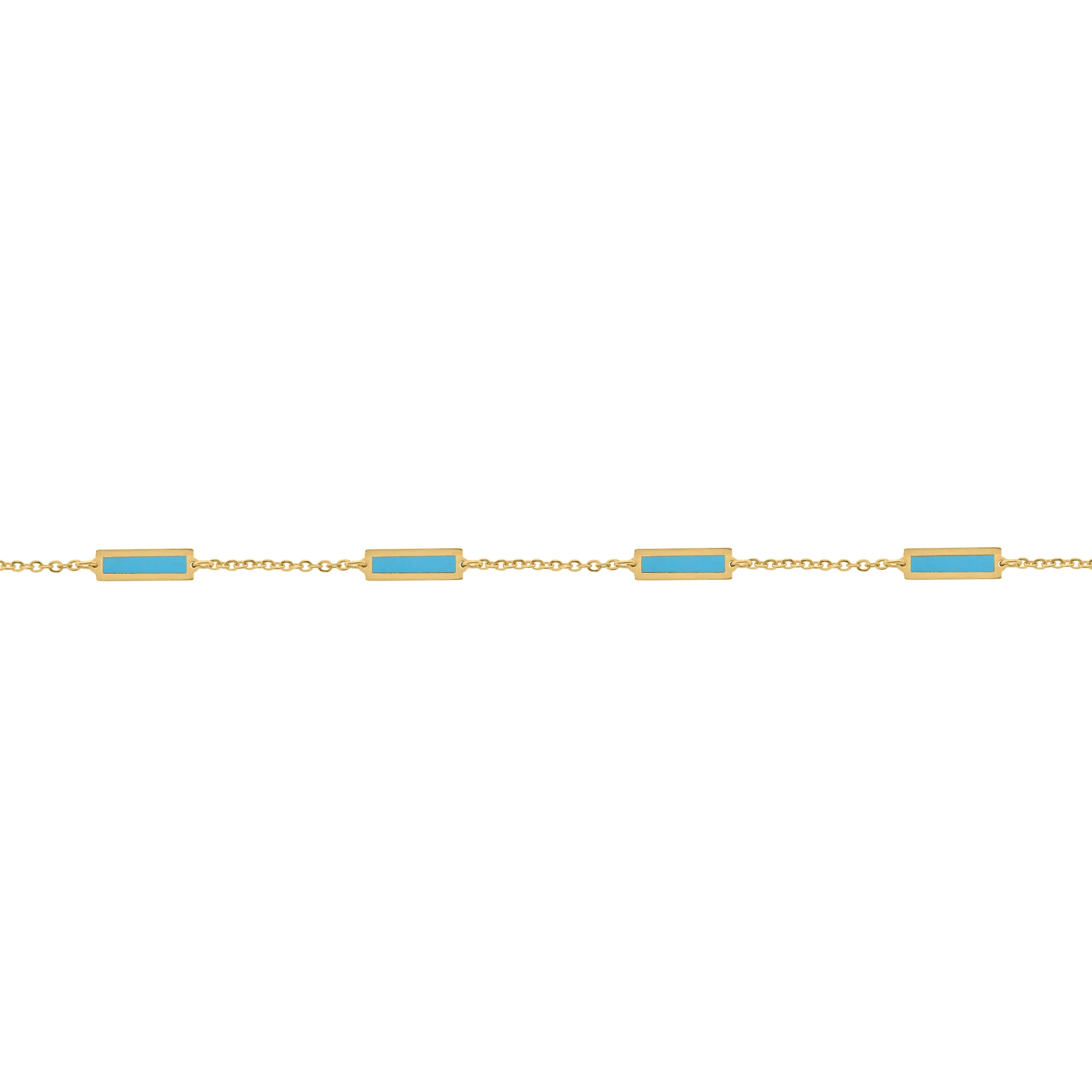14K GOLD TURQUOISE ANNA BRACELET