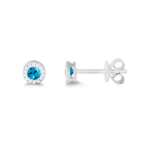 14KW 28D0.10CT,2BT0.20CTBLUETOPAZ/DIAMOND ROUND ER (118E413988W14BT1)