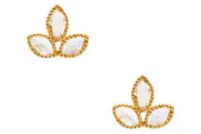 18K ROSE GOLD LILAH WHITE DIAMOND STUD EARRINGS
