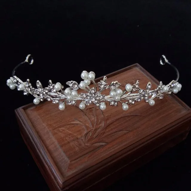 3 Designs Fashion Crystal Wedding Bridal Tiara Crown  Prom Diadem  Wedding Bride Hair Jewelry Accessories