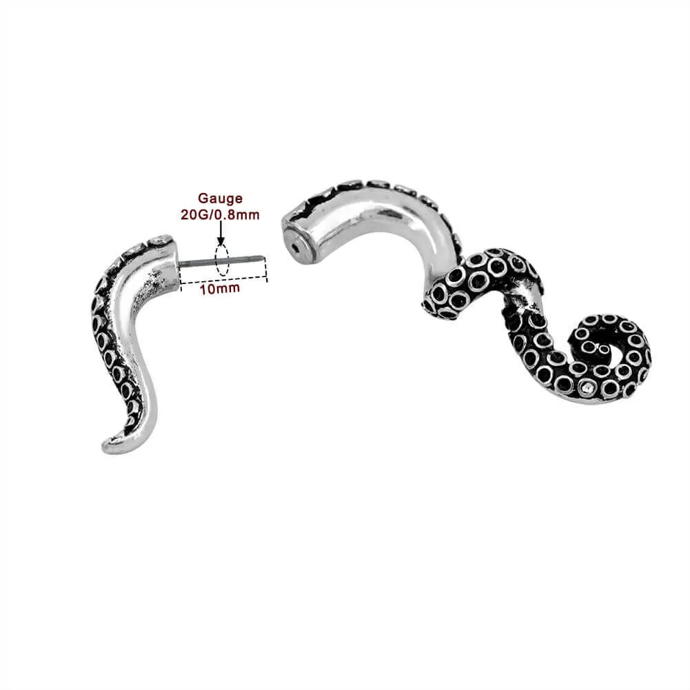 3D Fake Gauge Earrings