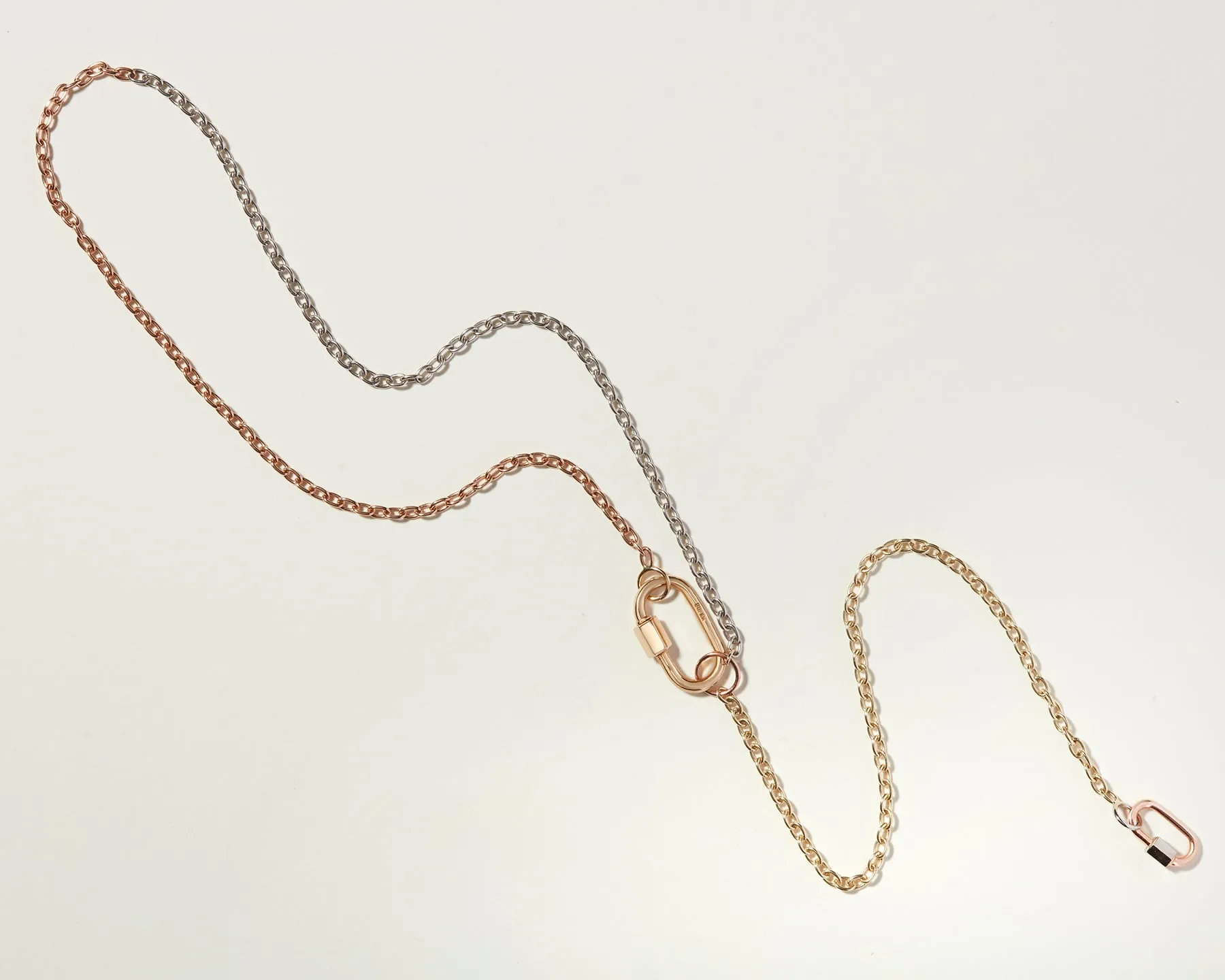 3x3 Pulley Chain in Gold Necklace