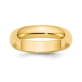 5MM  Gold Wedding Band