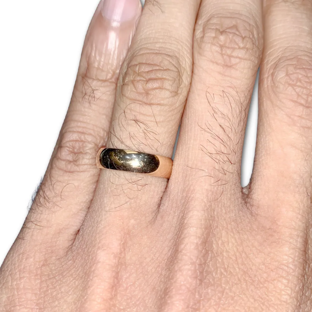 5MM  Gold Wedding Band