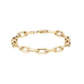 7mm Italian Chain Link Bracelet