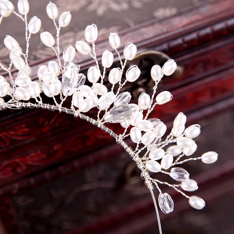 Alluring Pearl Doll Headpiece