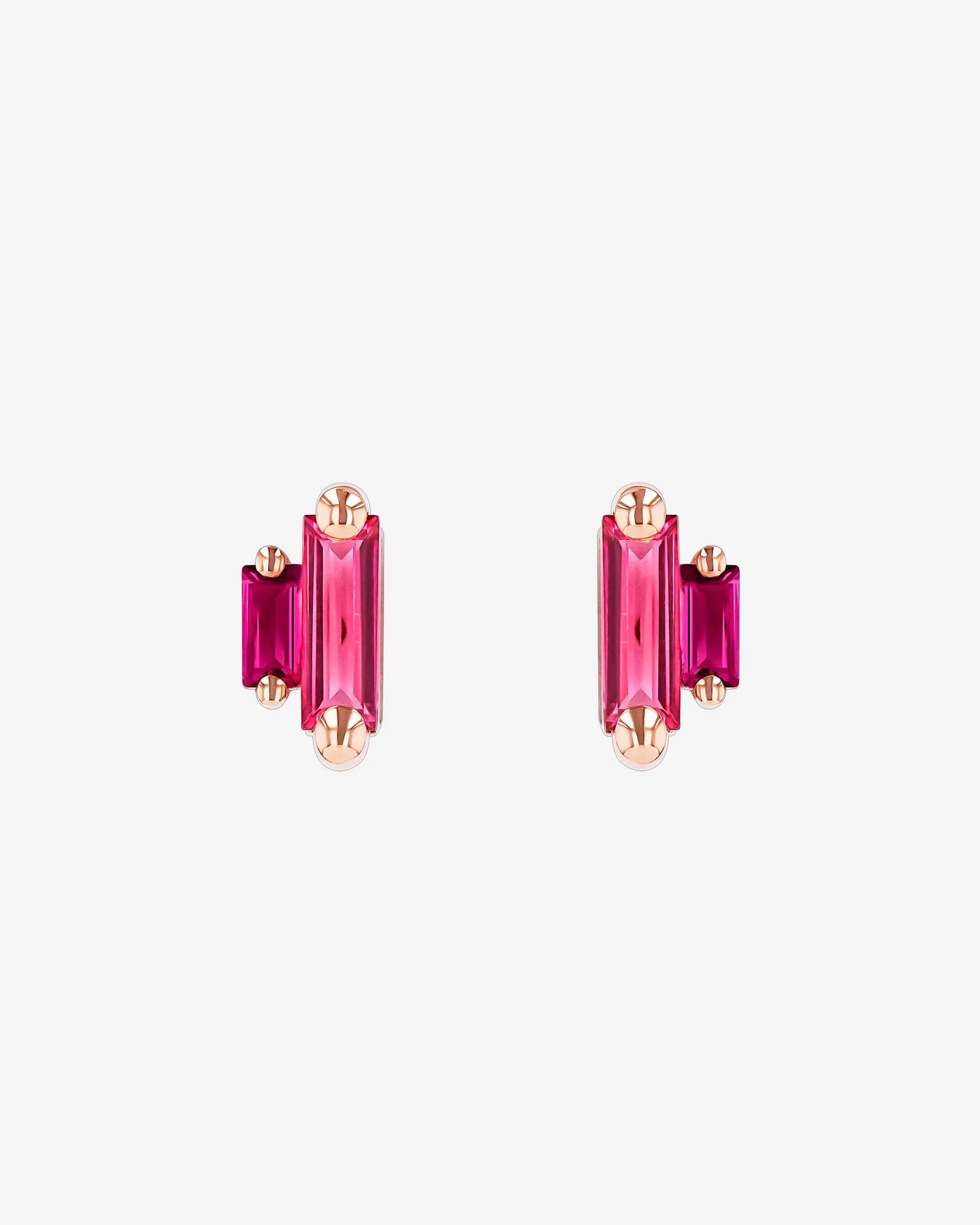 Amalfi Double Stack Red Mix Studs