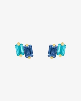 Ann Blue Ombre Studs