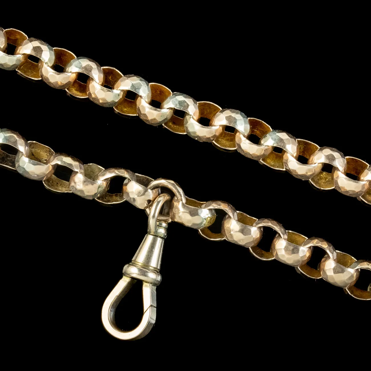 Antique Victorian Chunky 9ct Gold Guard Chain