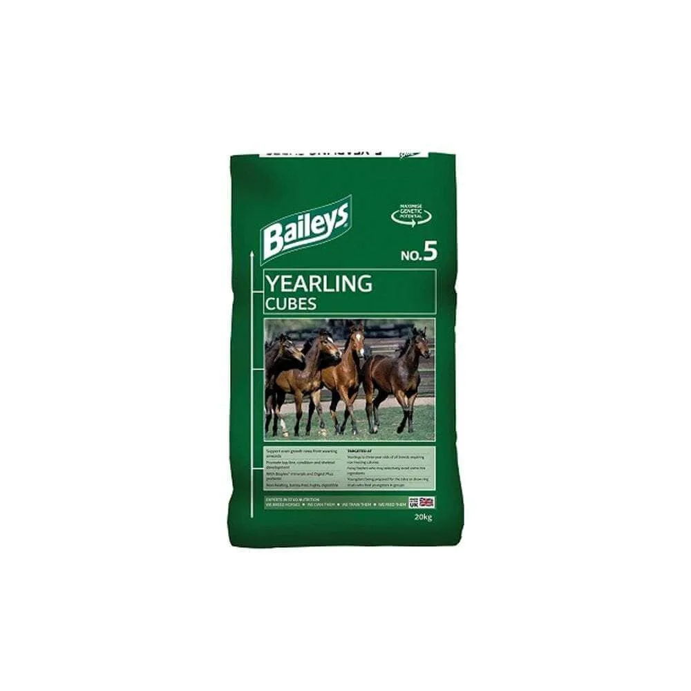 Baileys No. 05 Yearling Cubes For Horses or Ponies 20kg