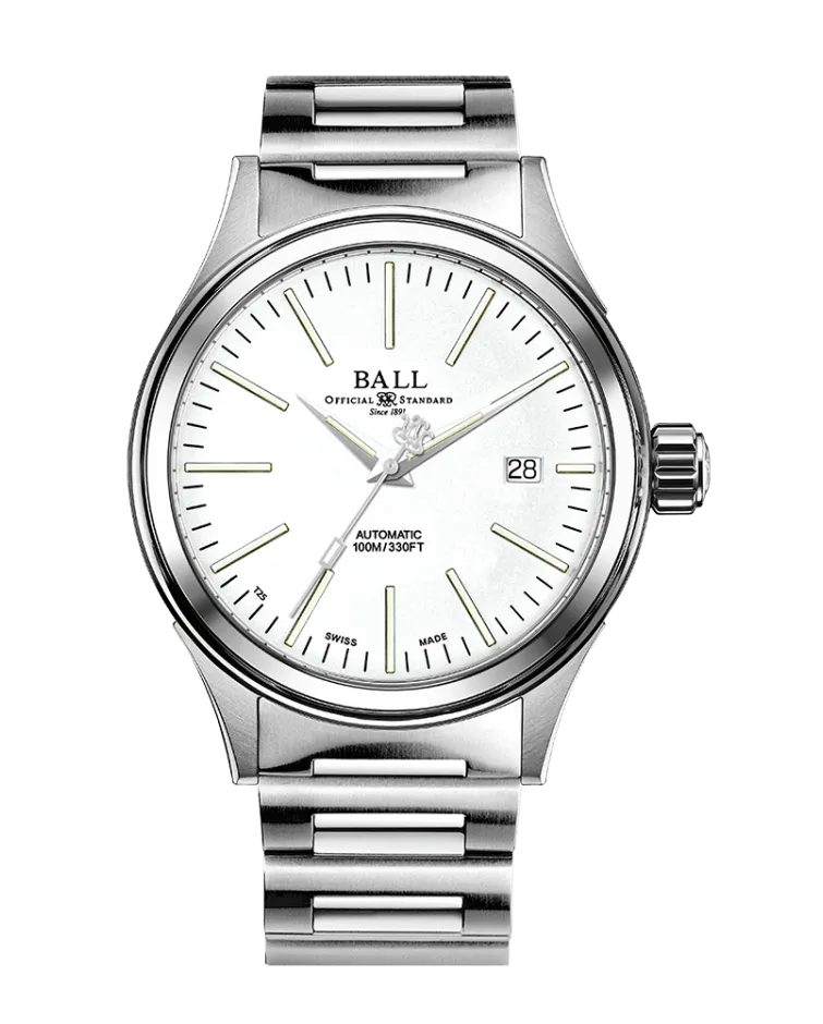 Ball Men's Watch Fireman Enterprise White NM2098C-S20J-WH
