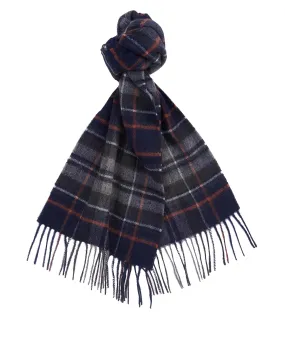Barbour Unisex New Check Scarf Navy/dark Ginger | Buy Barbour Unisex New Check Scarf Navy/dark Ginger here | Outnorth
