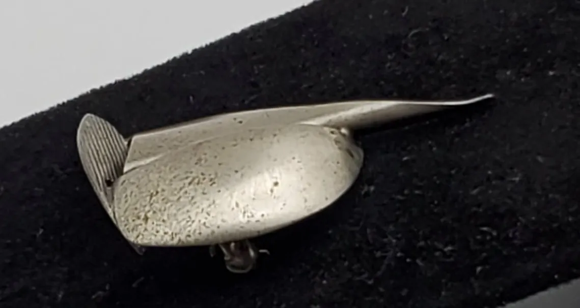 Beau - Vintage Sailboat Sterling Silver Brooch