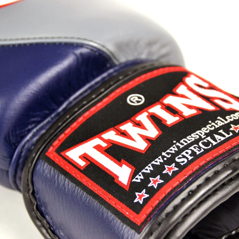 BGVL8 Twins Grey-Navy 2-Tone Boxing GLoves