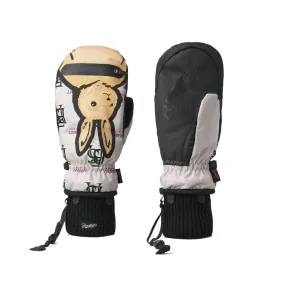 BIG BEAR RABBIT ZIPPER POCKET GLOVE BEIGE