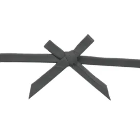 Black Leather Bow Choker