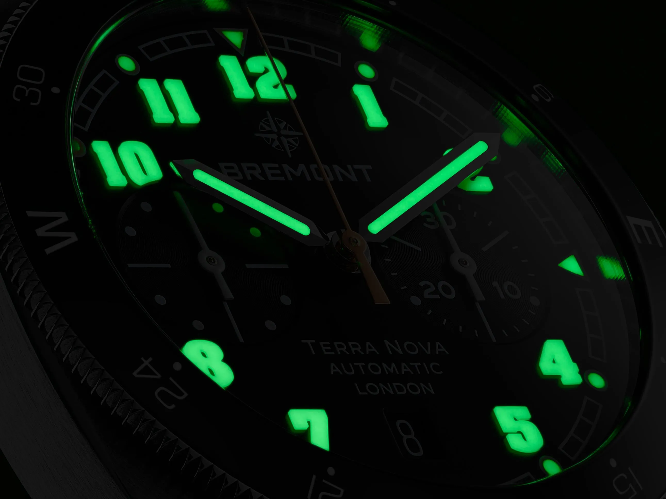 Bremont Terra Nova 42.5mm Chronograph TN42-CHR-SS-BK-B
