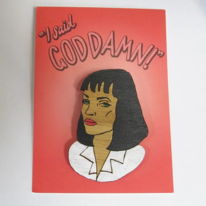 Brooch: Pulp Fiction - Mia Wallace