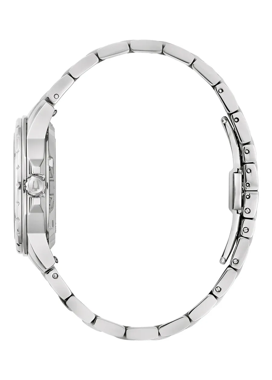 BULOVA LADIES MARINE STAR AUTOMATIC STAINLESS STEEL 98L317