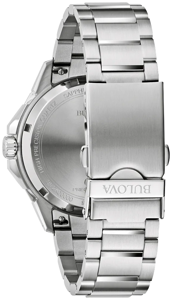 Bulova Marine Star Precisionist Men's White Dial Watch 96B426