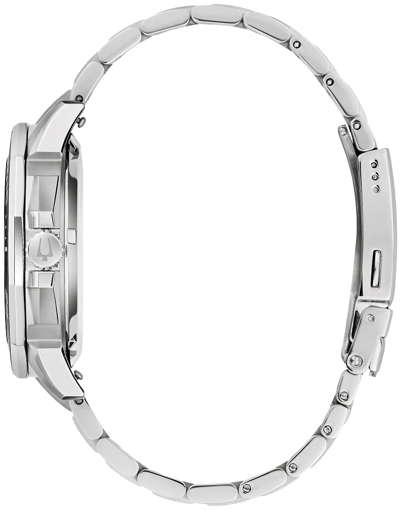 Bulova Marine Star Precisionist Men's White Dial Watch 96B426
