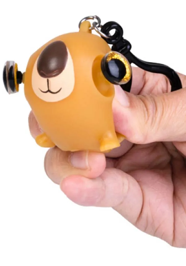 Capybara Eye Popping | KEYCHAIN