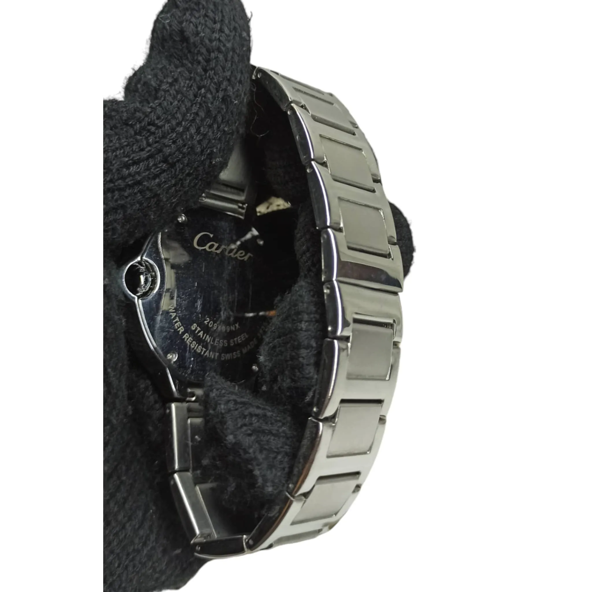 Cartier - Ballon - High Quality - Quartz - Cosmo graph - Silver/Black - Men's Watch