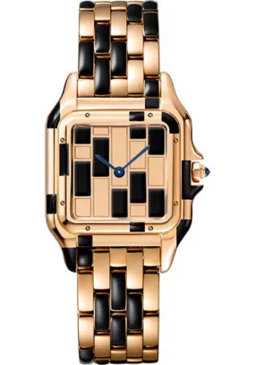 Cartier Panthere de Cartier Watch - 27 mm Pink Gold Case - Gold Dial - WGPN0011