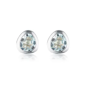 CELEBRATION STUDS - BLUE TOPAZ