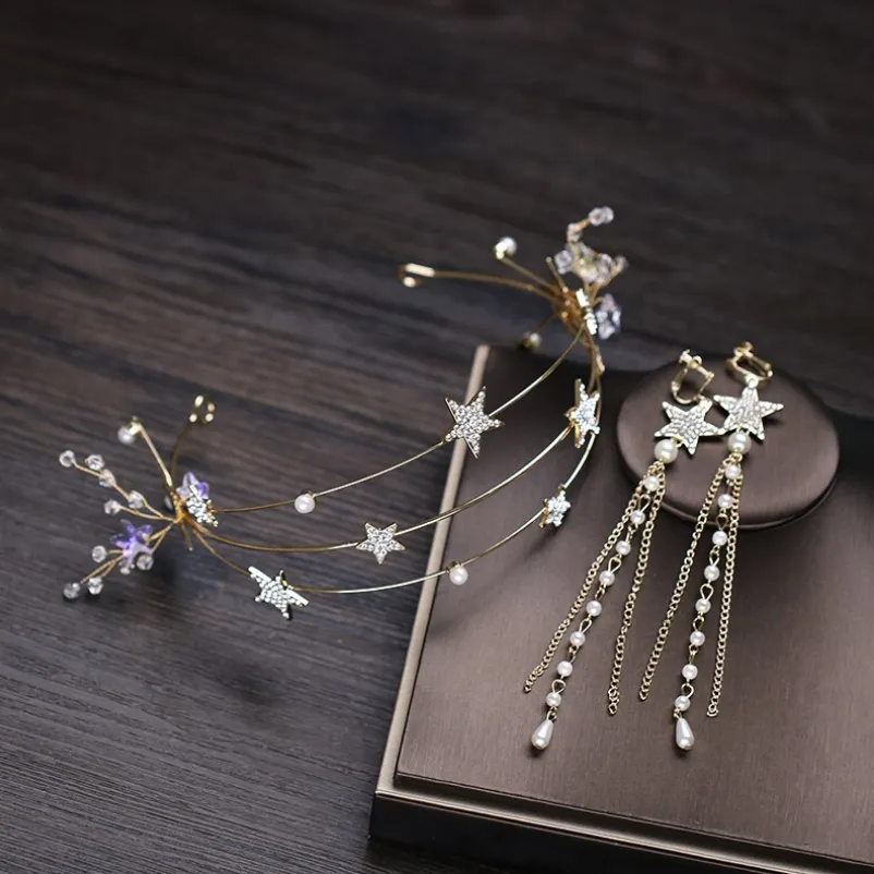 Charismatic Star Headband/Earrings