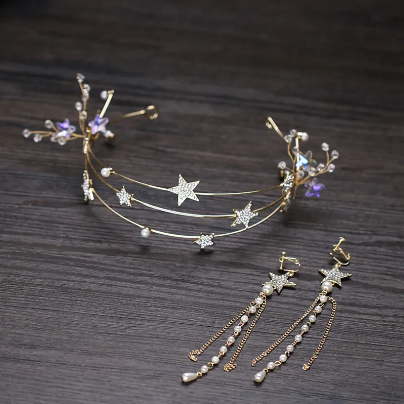 Charismatic Star Headband/Earrings