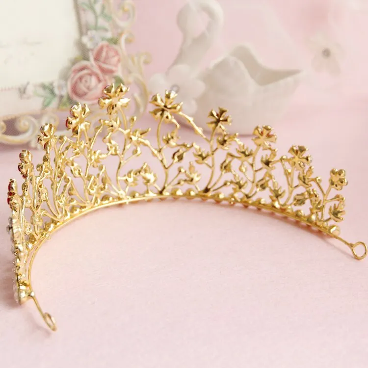 Cheery Red Flower Diadem