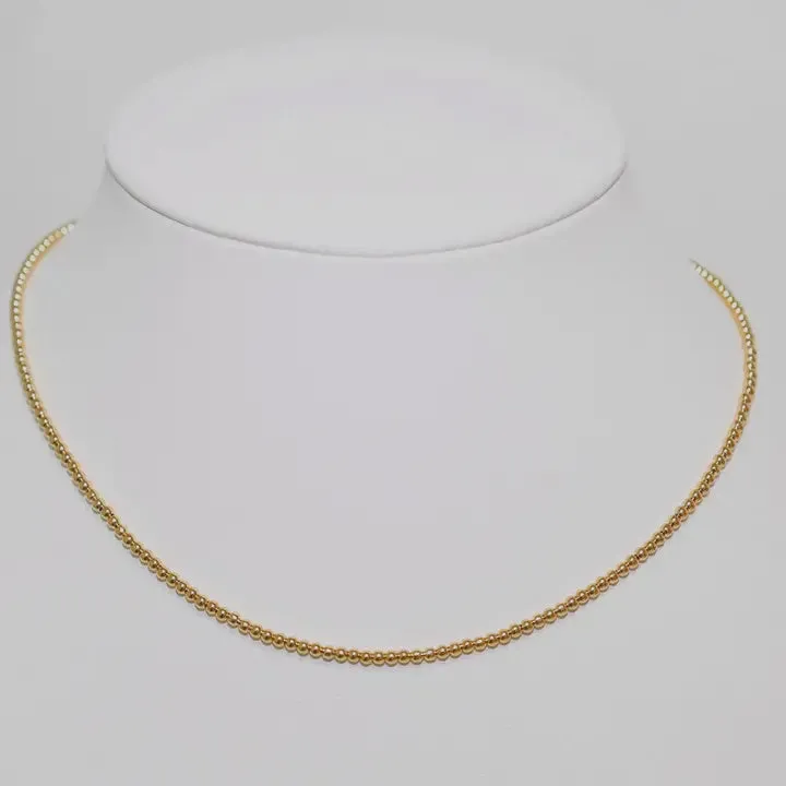 Choker 2mm Classic Ball Bead | 14K Gold Filled