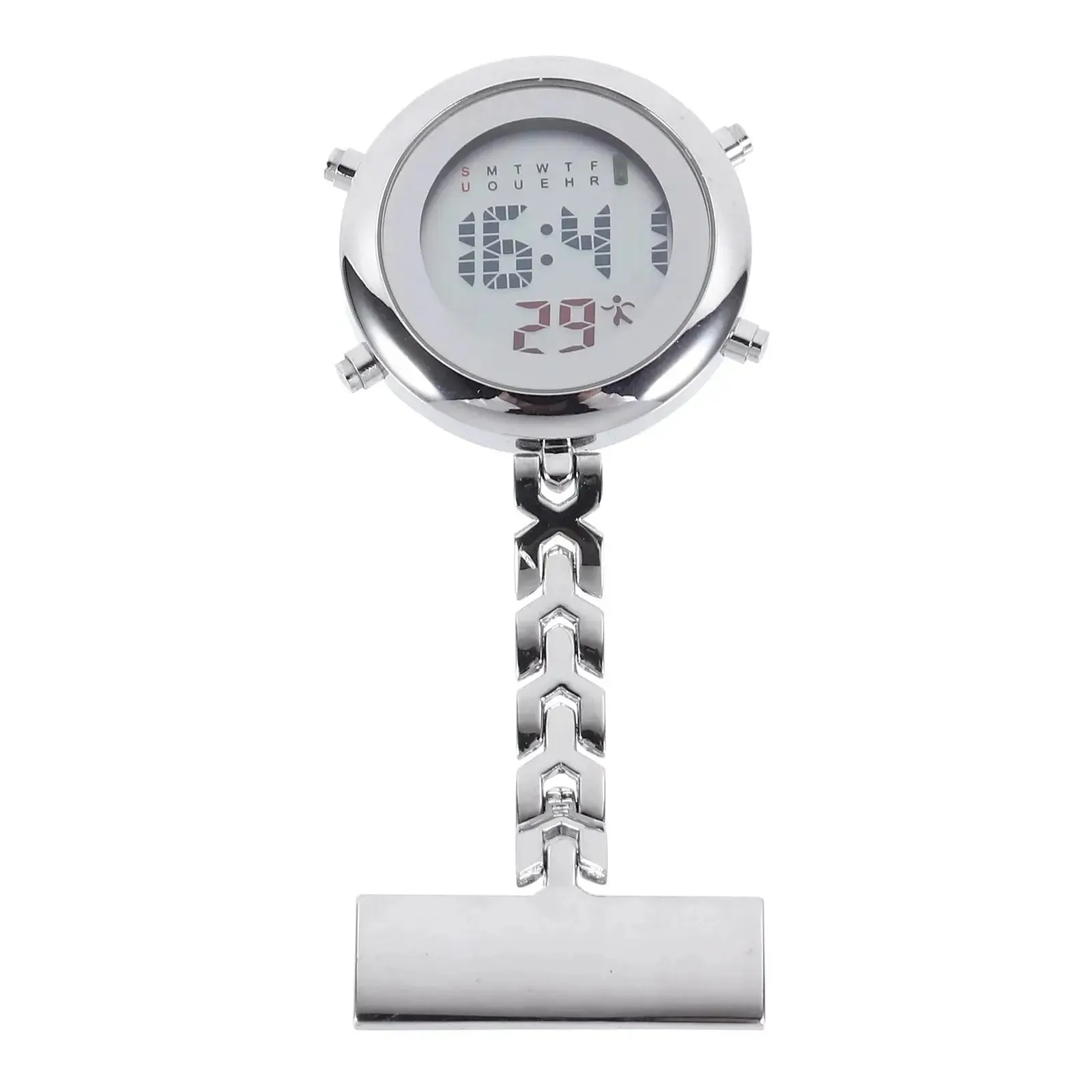 Chronograph Watch Men Nurse Table Electronic Alloy Watches Key Chain Kid's Child Nursing