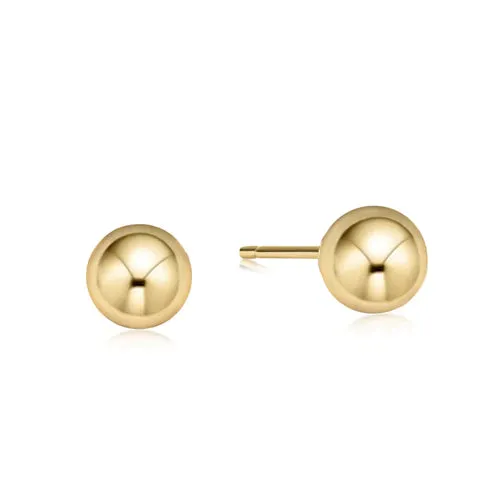 Classic Ball Stud - Gold