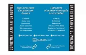 Copolymer Over Gloves – Latex Free, Powder Free, 100/Box