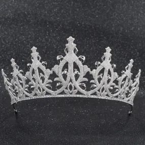 Cubic zircon wedding bridal tiara diadem hair jewelry CH10260