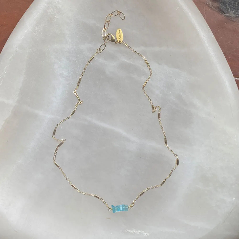 Dainty Choker Heishi Choker Necklace