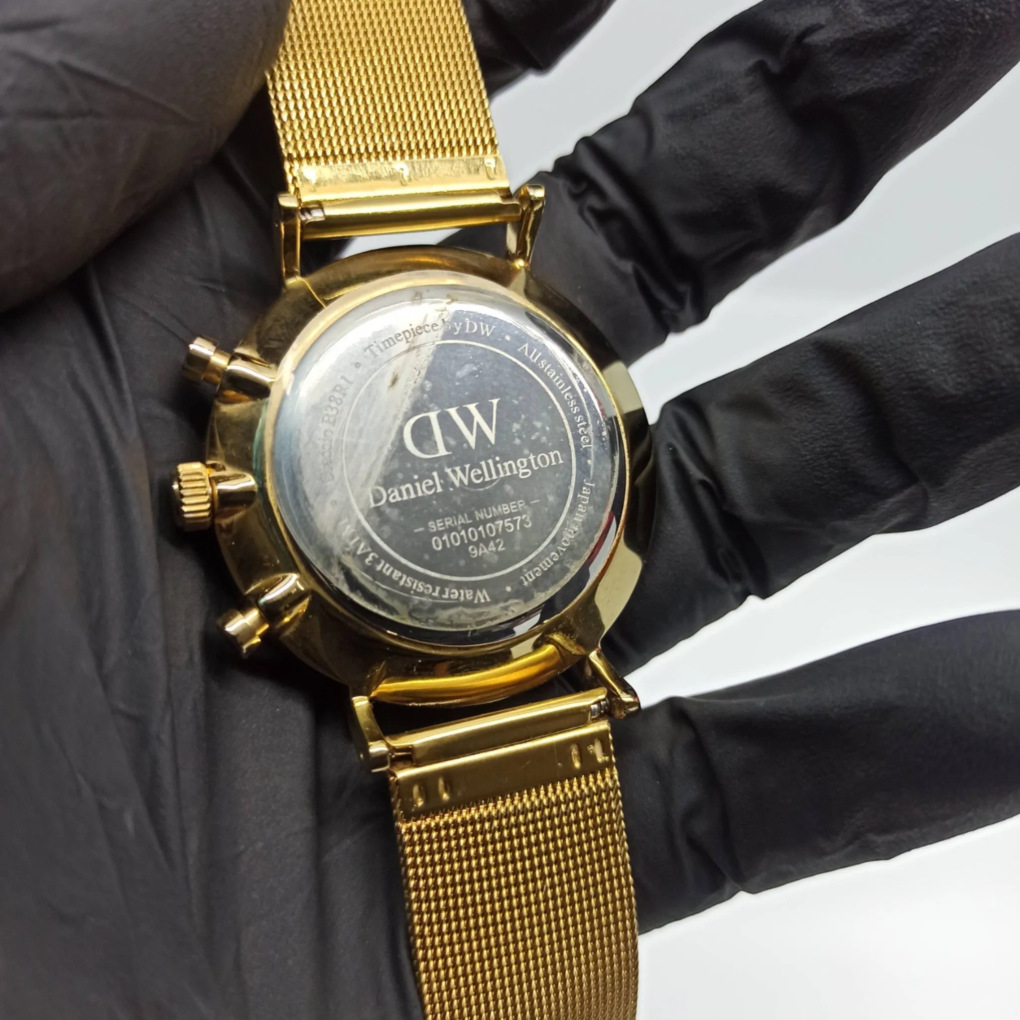 DW - Daniel Wellington - High Quality - Chrono graph - Stainless Steel - Golden/Black - 42mm - Men's Watch