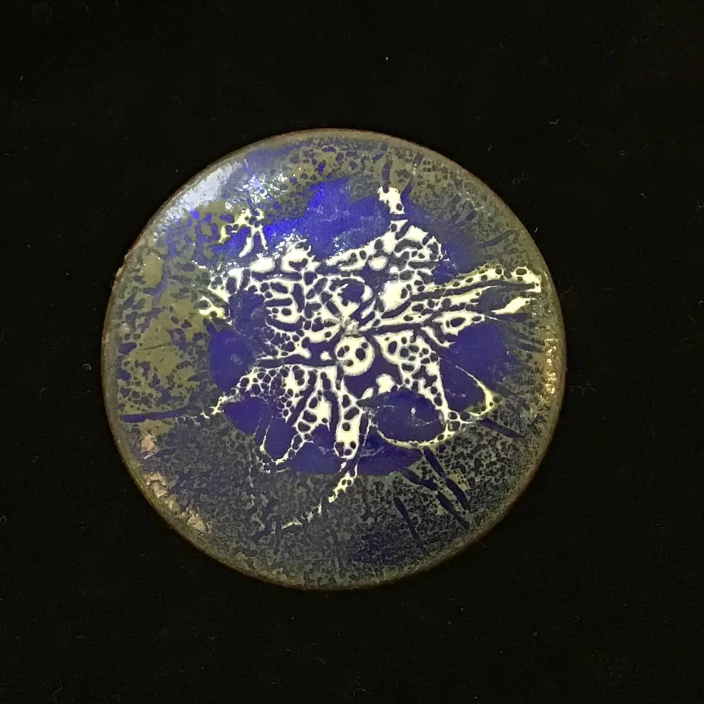 Enameled Brooch