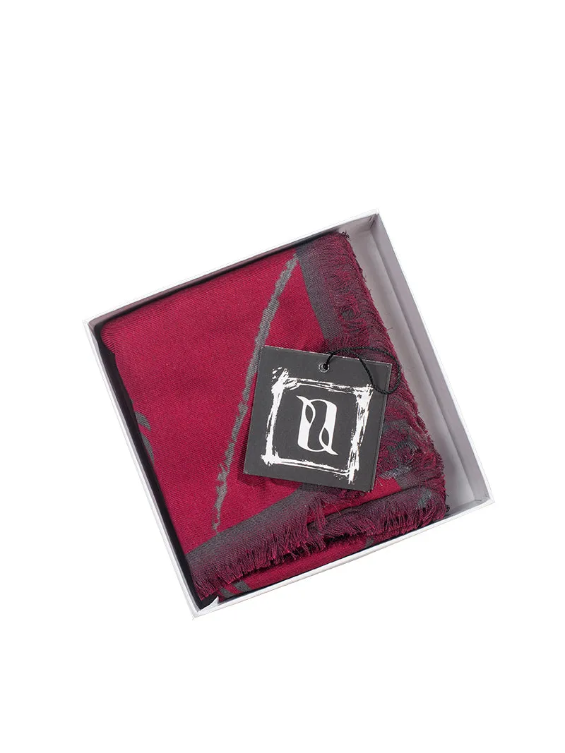 Eternity Burgundy Unisex scarf