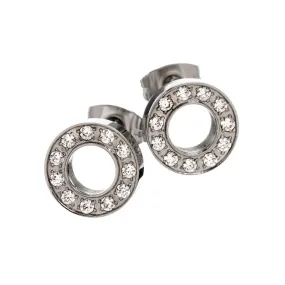 Eternity Stud Earrings Steel