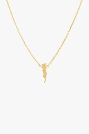 Falling star necklace gold plated 