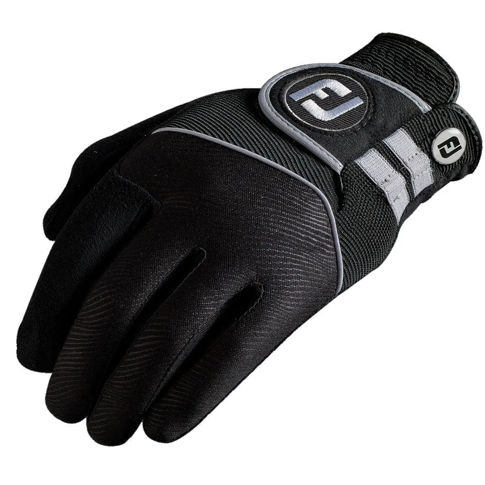 FootJoy RainGrip Golf Gloves (Pair) - Black