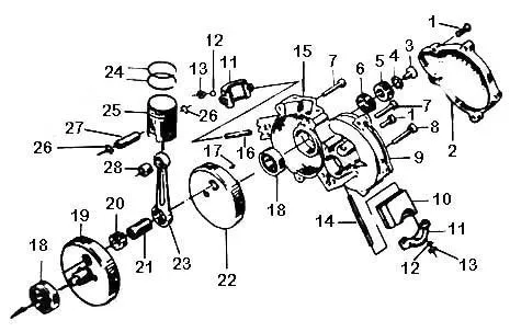 Front Motor Mount Stud Bolt