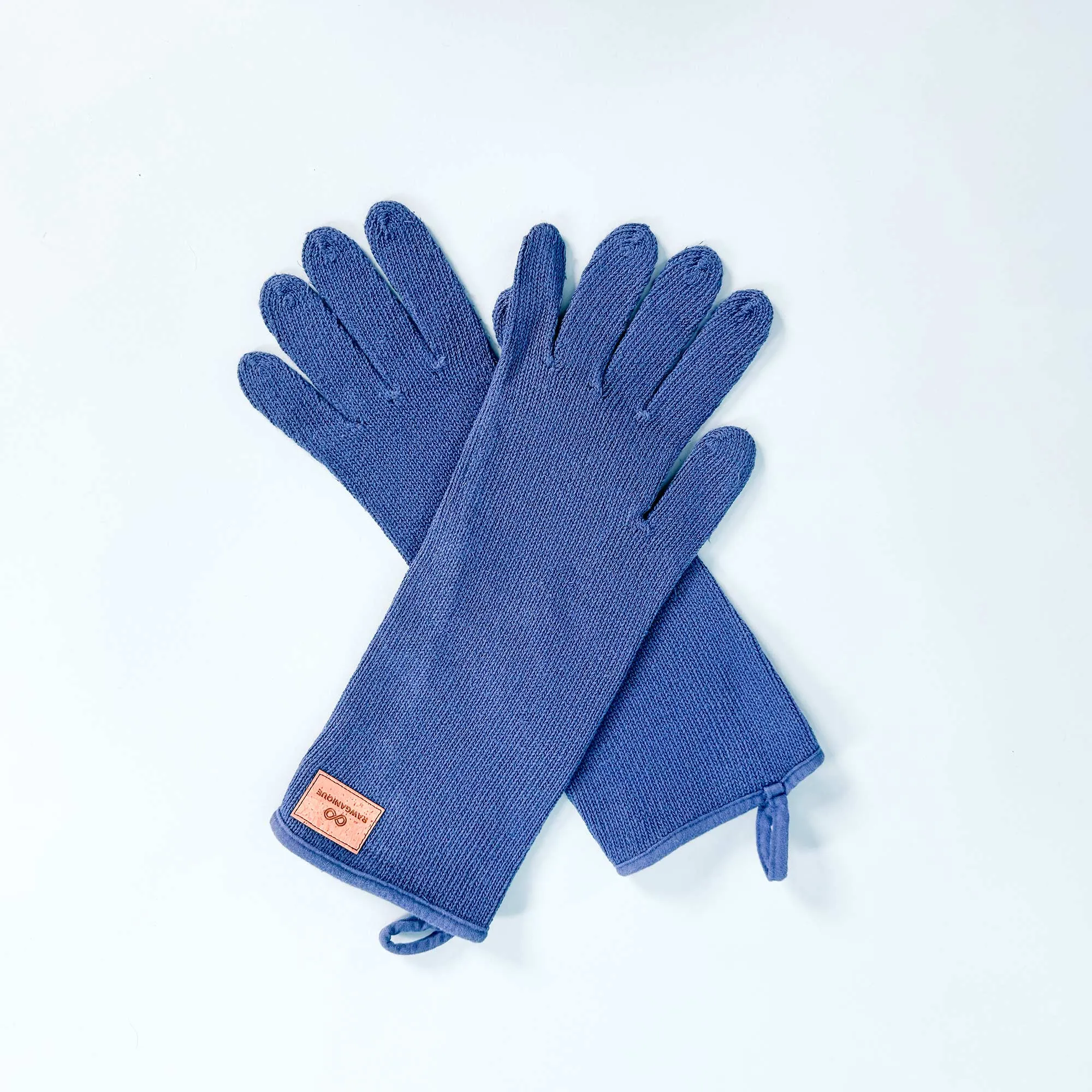 GARDENERS Elastic-free 100% Organic Cotton Garden Gloves (No Latex, No Polyester, No polyamide, No Nylon, No Plastic, No Synthetics) (100% Biodegradable)