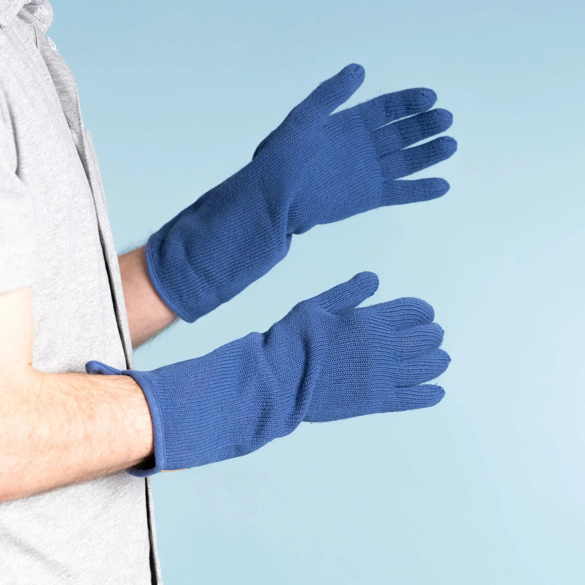GARDENERS Elastic-free 100% Organic Cotton Garden Gloves (No Latex, No Polyester, No polyamide, No Nylon, No Plastic, No Synthetics) (100% Biodegradable)