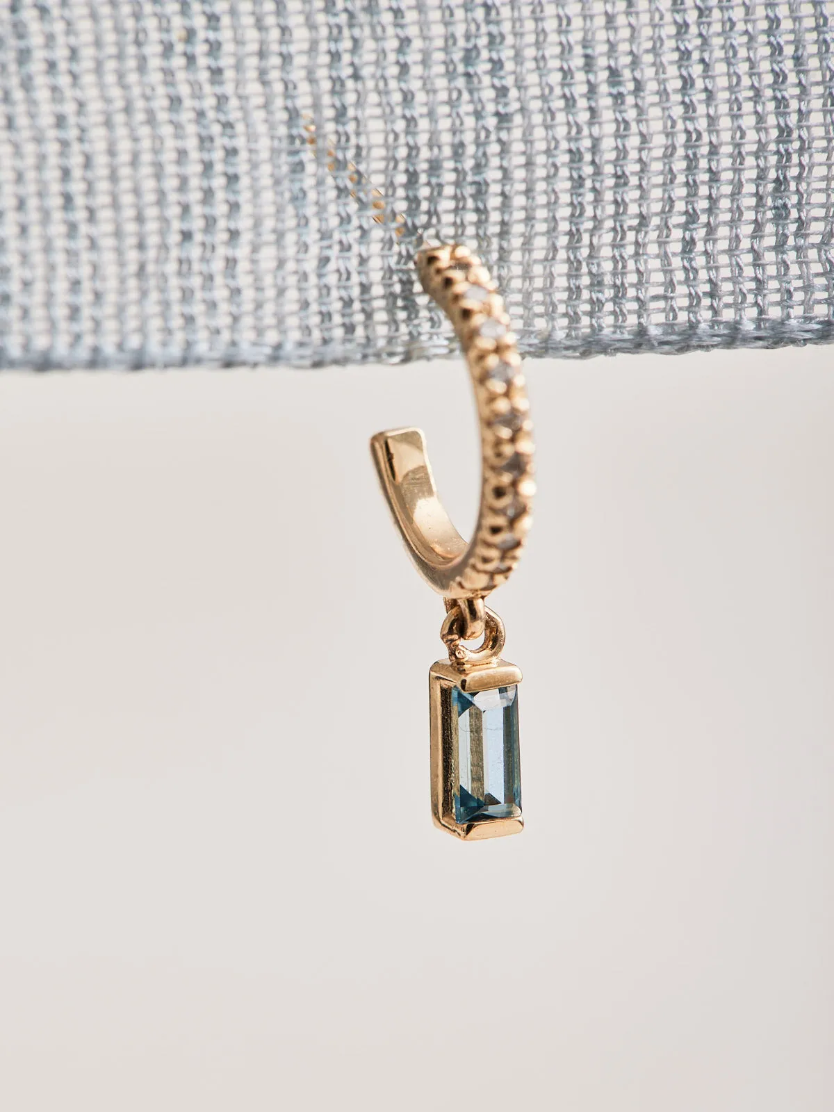 Gemstone Diamond Earrings