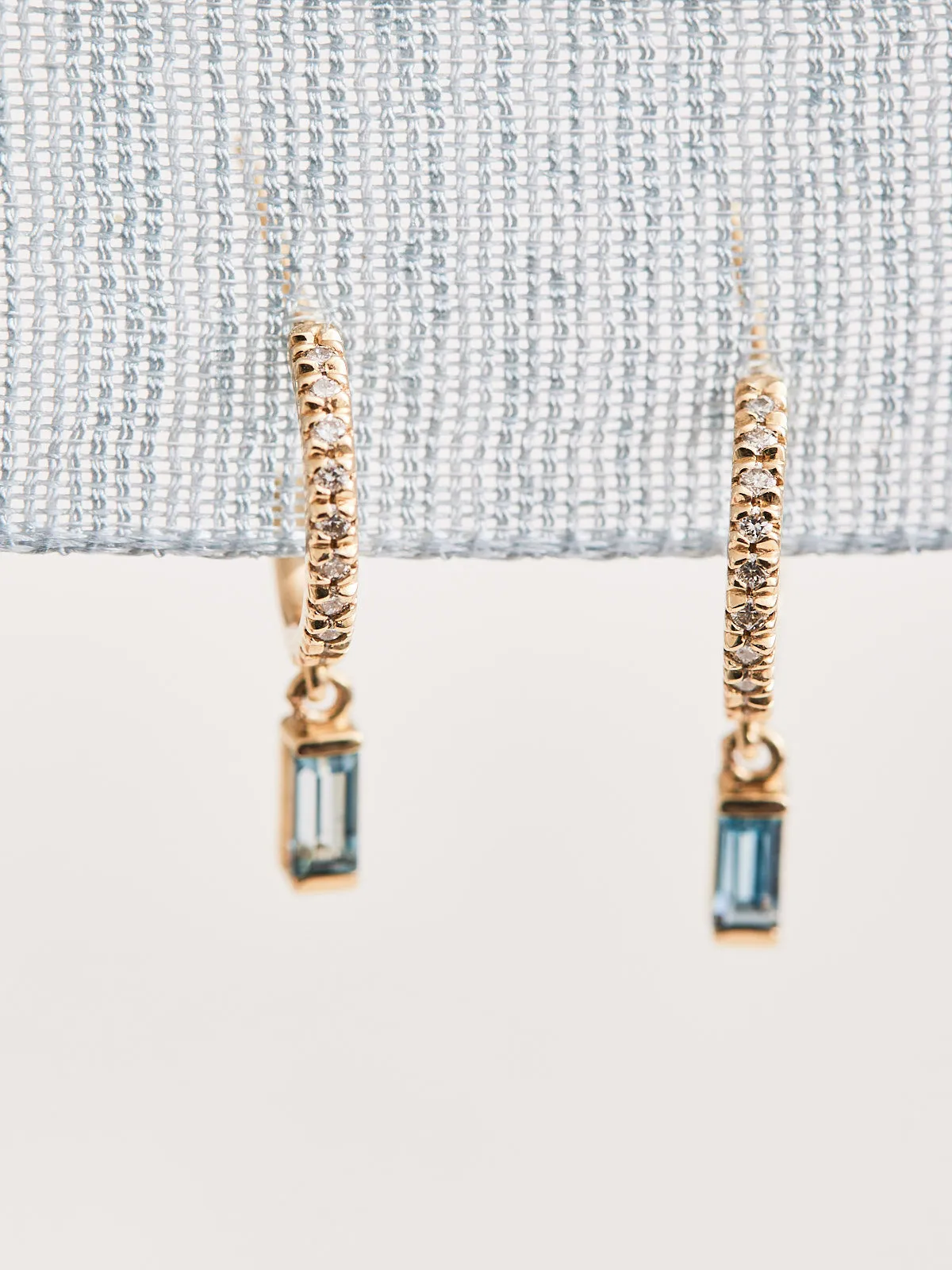 Gemstone Diamond Earrings
